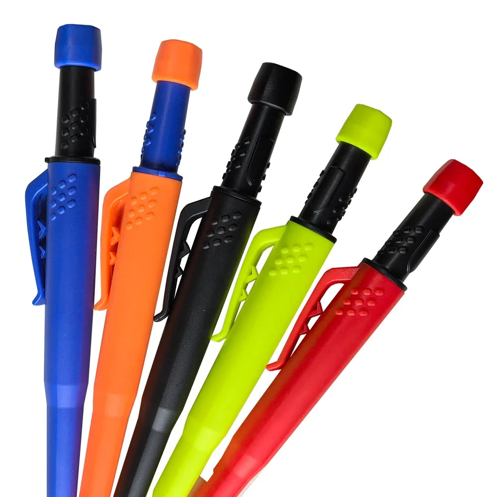 Carpenter Mechanical Pencil with Refills & Built-In Sharpener Mechanical Pencil Qme