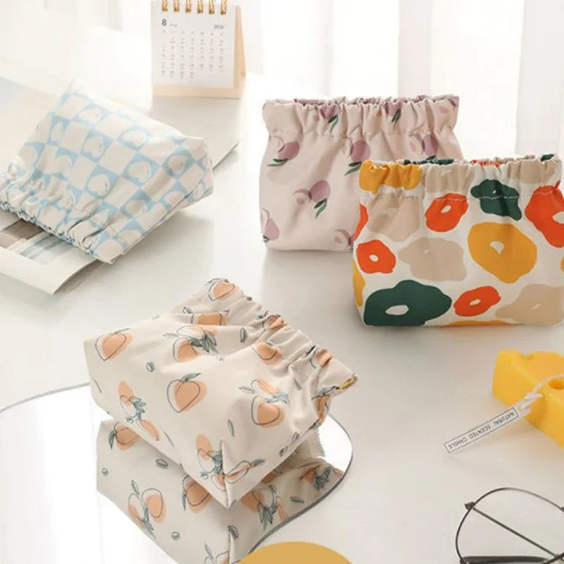 Cotton Tampon & Cosmetics Organizer Pouch | 5 Colors Organizer Pouch Qme