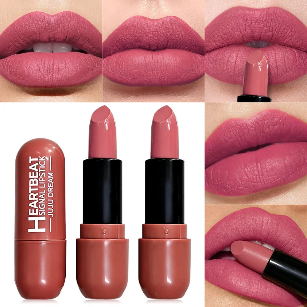 Waterproof Velvet Matte Lipstick – Long-Lasting & Smudge-Proof Matte Lipstick Qme