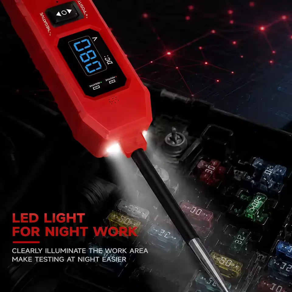 DW833 2-in-1 Automotive Circuit & Relay Tester LED DC 3.5–36V Automotive Diagnostic Tester Qst