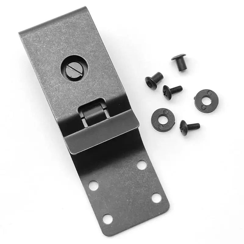 Stainless Steel KYDEX Waist Clip – K Sheath Scabbard Accessory Sheath Clip Accessory Qst black