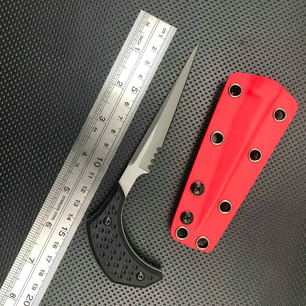 TRSKT Neck Knife 440C Blade G10 Handle + Kydex Sheath Fixed Blade Neck Knife Qst 10 China Mainland