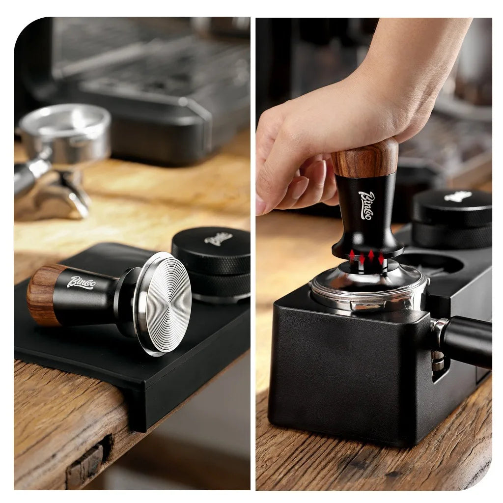 BINCOO 51/58mm Stainless Steel Espresso Coffee Tamper Set Espresso Tamper Set Qst