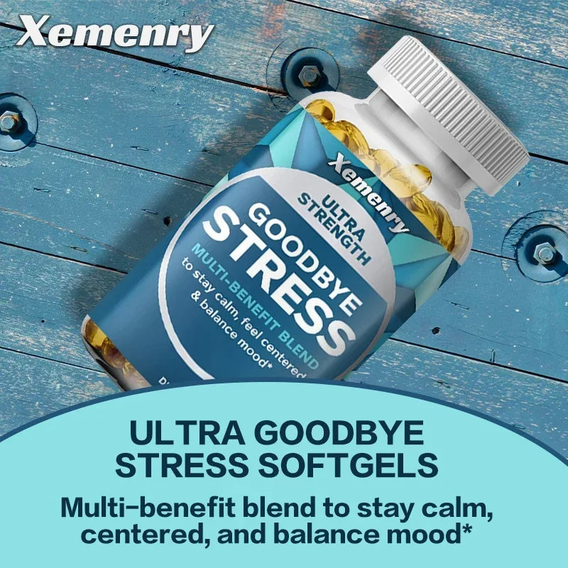 GABA & L-Theanine Calm Capsules – Gluten-Free, Non-GMO Wellness Supplement Qst