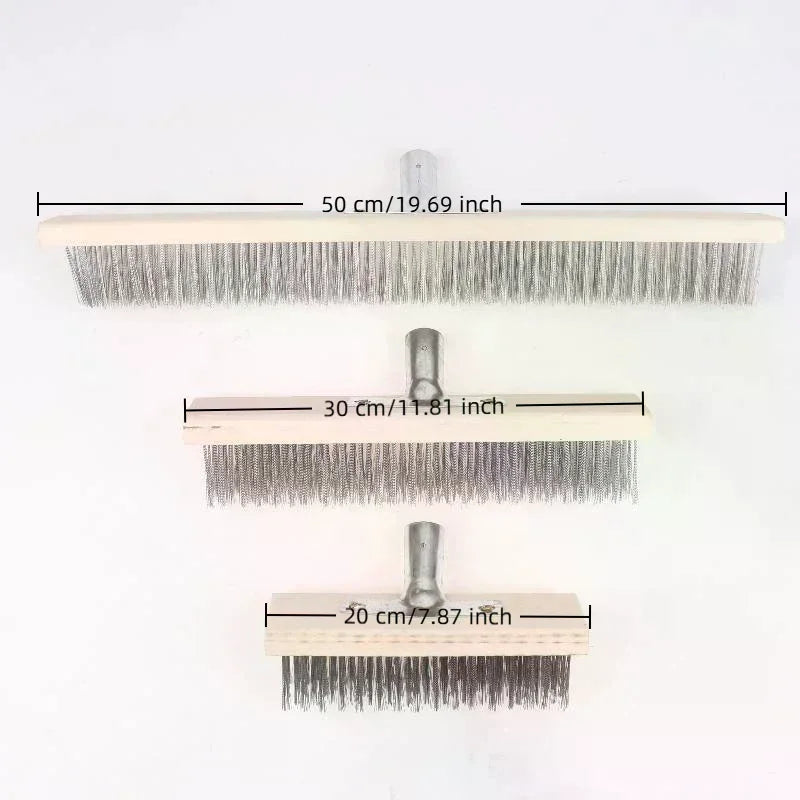 Heavy Duty Steel Wire Deck Brush Head – Patios & Garage Wire Deck Brush Head Qme
