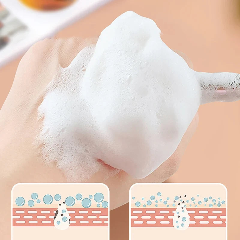 Face Massage Wash Brush & Mask Applicator | Skin Care Tool Facial Cleansing Brush Qme