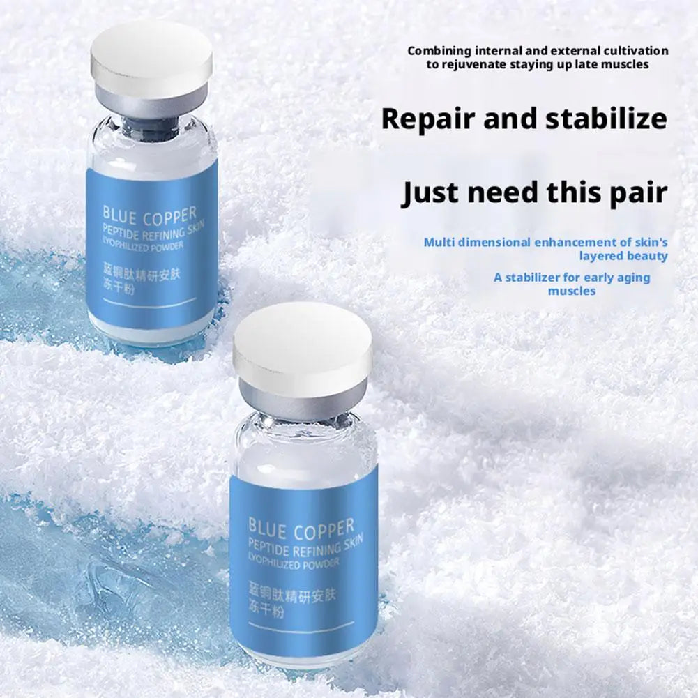 Blue Copper Peptide Freeze-Dried Powder DIY Face Serum Peptide Face Serum Qme