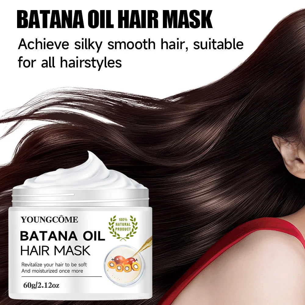 YOUNGCOME Batana Hair Mask – Frizz Control & Deep Moisture Hair Conditioning Mask Qst