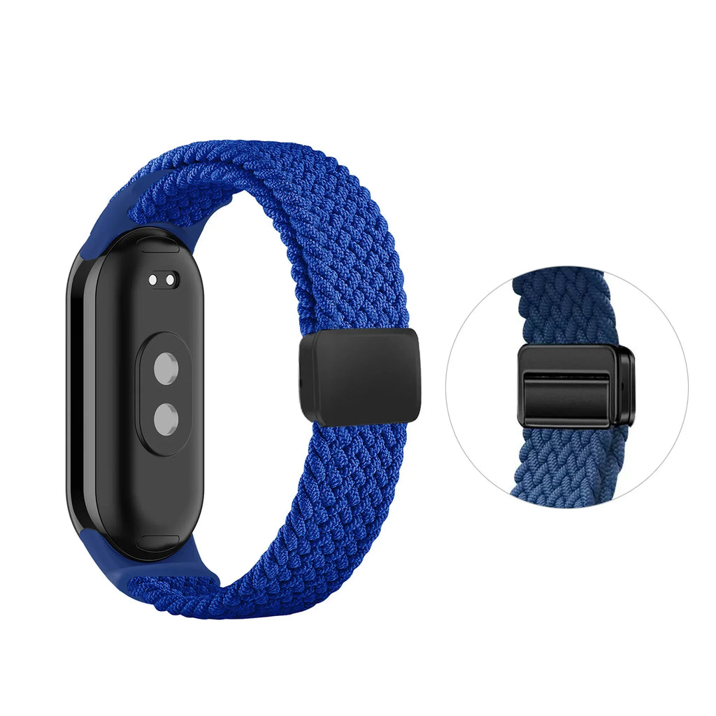 Elastic Nylon Braided Magnetic Watch Strap | 26 Colors Watch Band Qme
