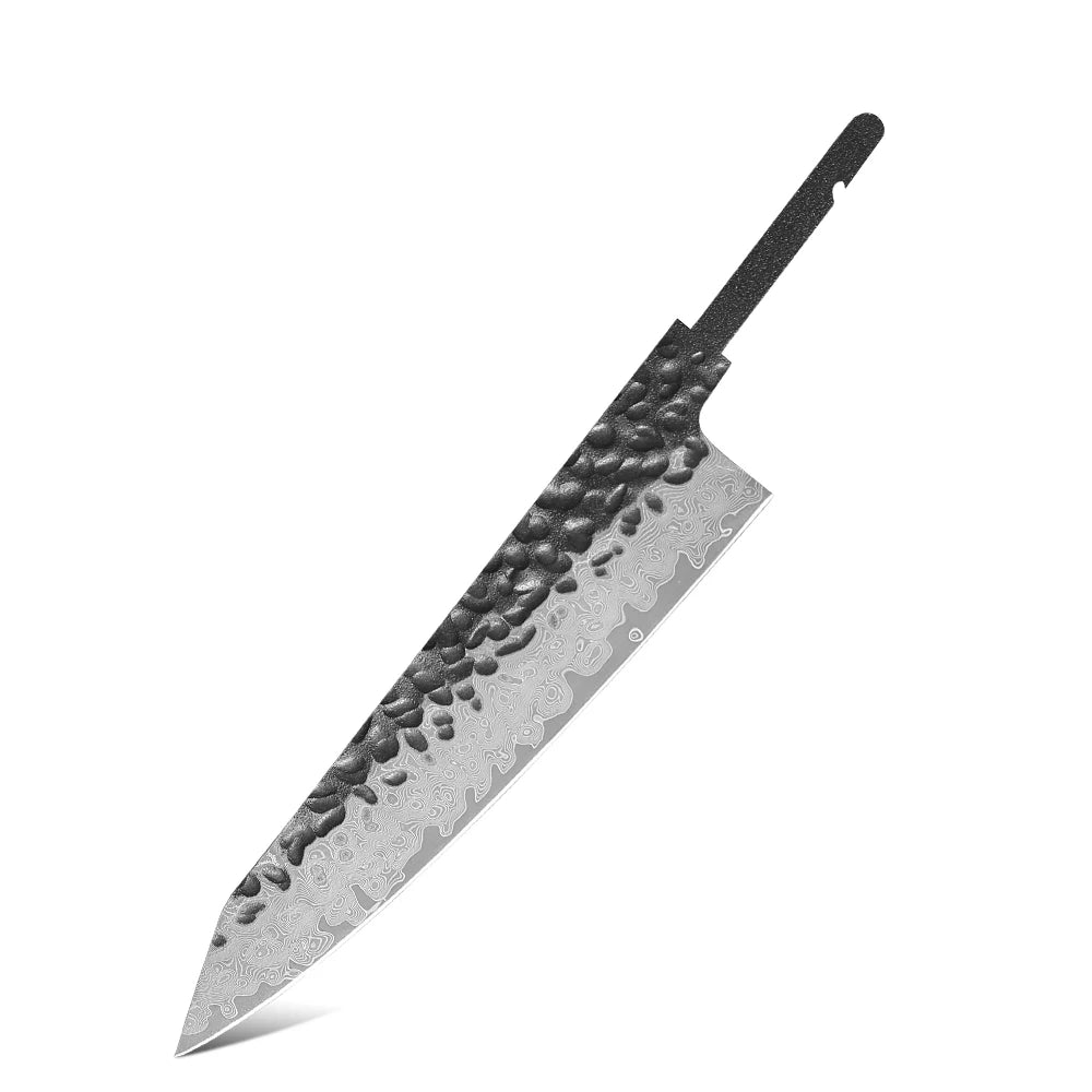 TURWHO Damascus VG10 Blank Blade Set – DIY Kitchen Knives Knife Blank Set Qst Utility Knife