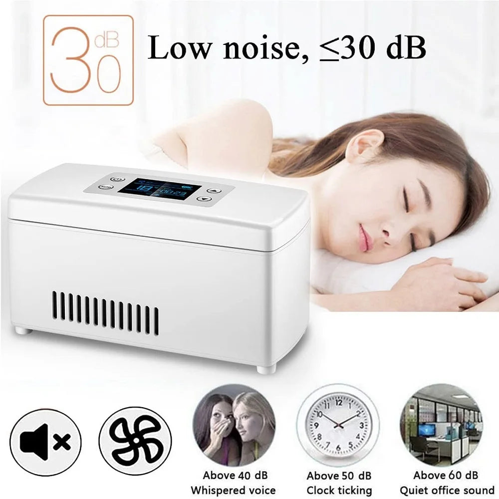 Portable Medicine Cooler Box 2–18°C | Travel Refrigerator Medicine Cooler Box Qst