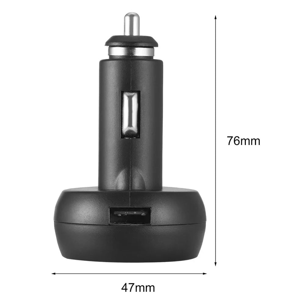 Car USB Charger LED Digital Voltmeter & Switch 12V 24V Car USB Voltmeter Charger Qme