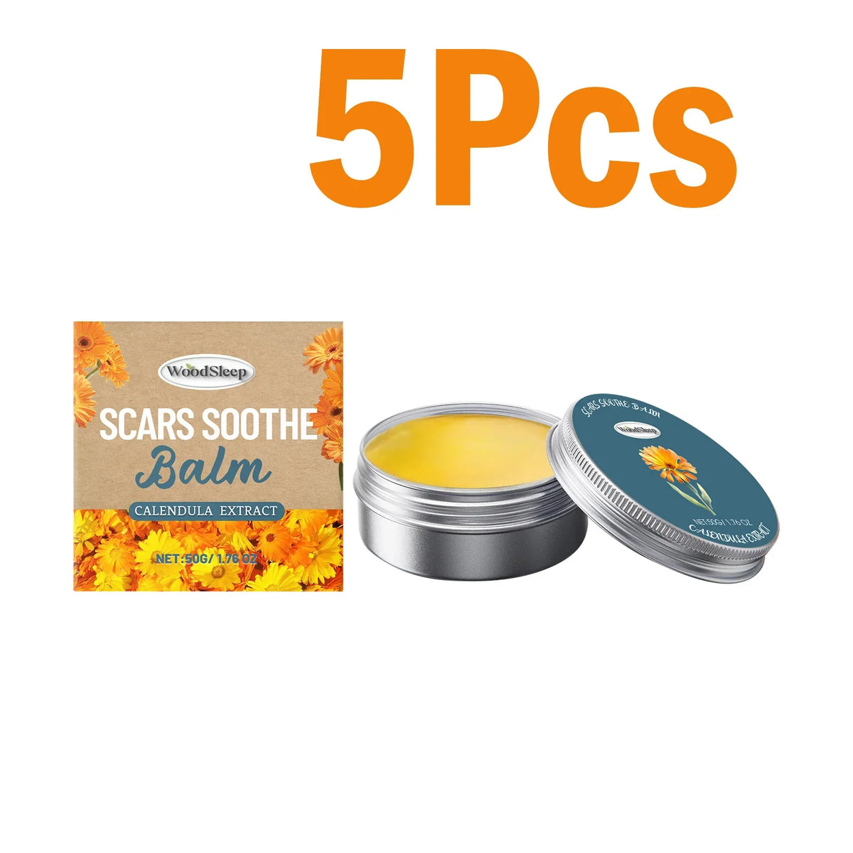 Calendula Blemish Cream – Oil Control, Mark Fading | Qme Facial Moisturizer Cream Qme 5 x 50g Boxed