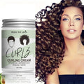 Curry Curling Cream Hair Mask – Moisturizing & Hydrating Curl Styling Cream Qme One Bottle