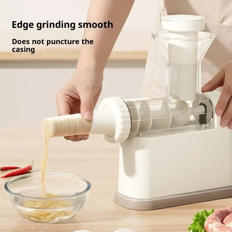 Manual Sausage Stuffer & Meat Grinder Filling Maker + Tubes Sausage Stuffer Qme