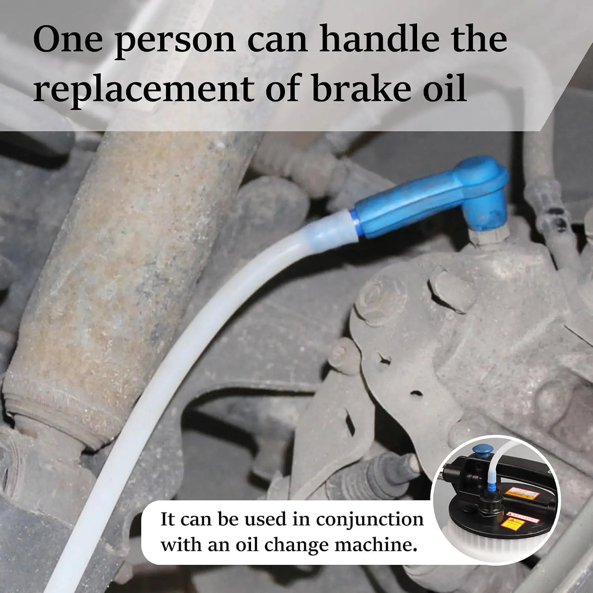 Brake Fluid Bleeder Tube Connector | 3-Stage Adjustable Hose Joint Brake Bleeder Connector Qme
