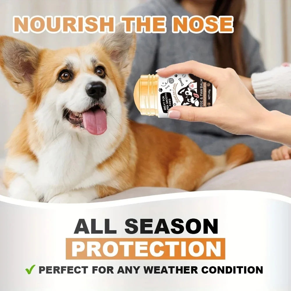 Dog Paw Balm – Lick-Safe Snout Soother & Moisturizer Pet Paw Balm Qme