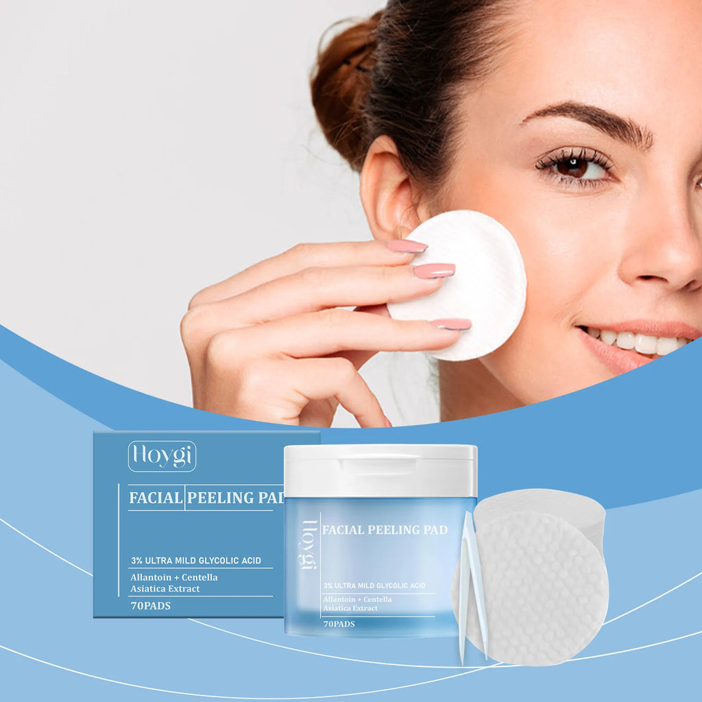 Salicylic Acid Exfoliating Pads – Oil Control & Brightening 70ct Exfoliating Toner Pads Qst