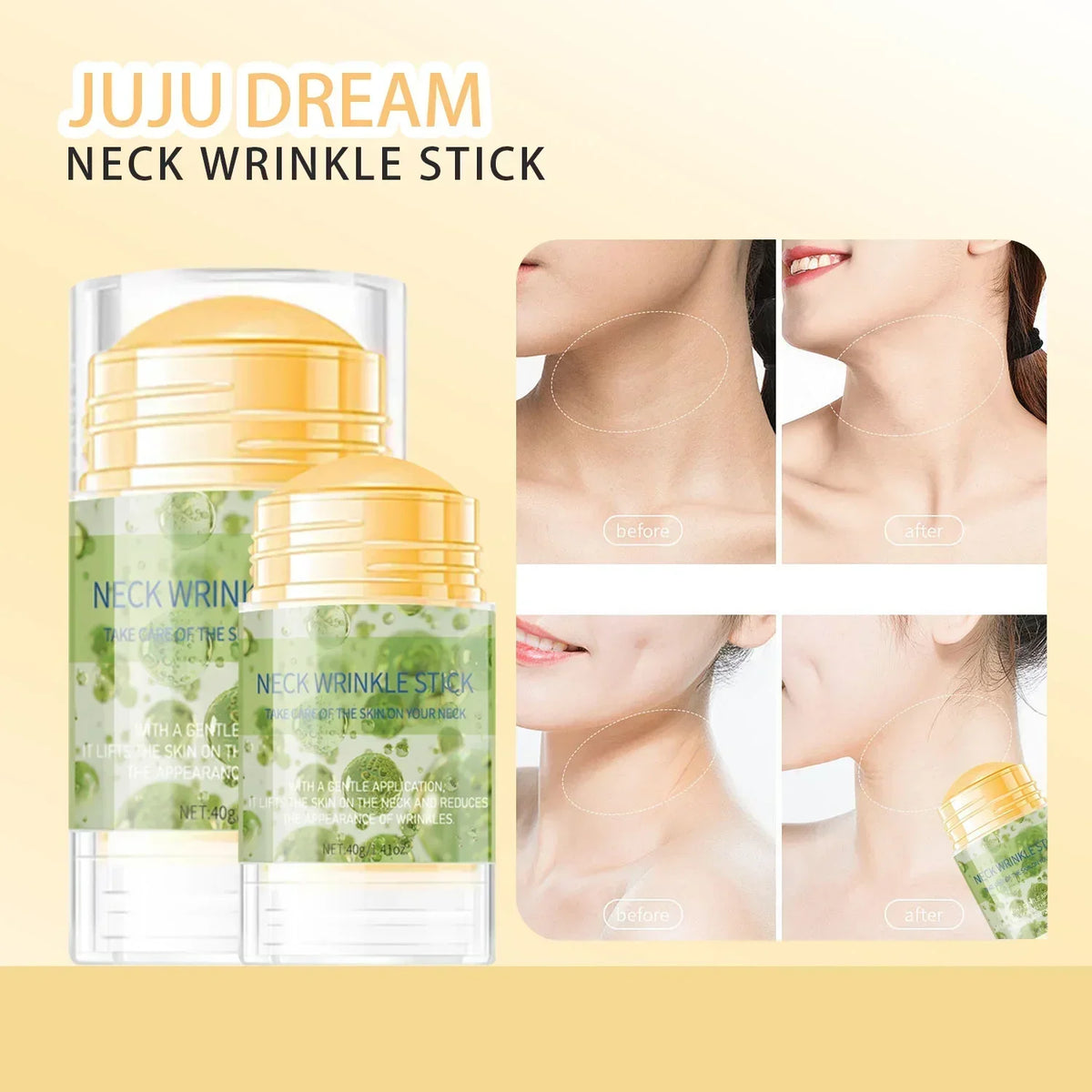 Neck & Hand Brightening Stick – Gentle Low-Irritation Skincare Brightening Skincare Stick Qme