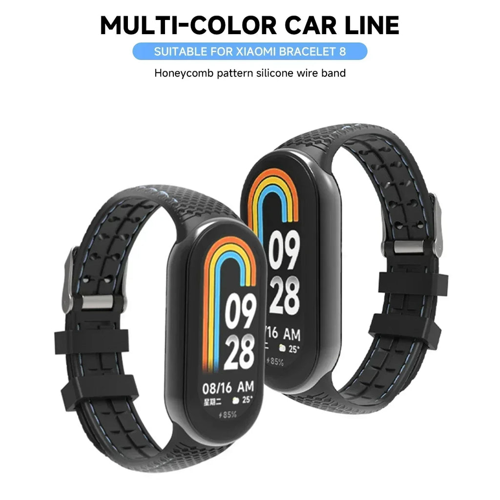 Silicone Replacement Strap for Xiaomi Mi Band 8 & 9 Smartwatch Strap Qme