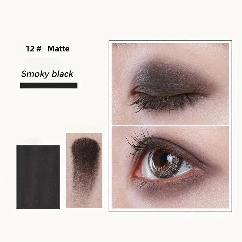 Qme 12-Color Eyeshadow Palette – Shimmer & Matte Nudes Eyeshadow Palette Qme