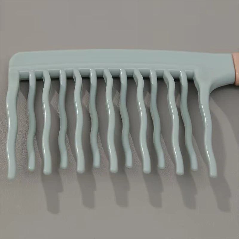 Double Row Wide Tooth Comb – Anti-Static Curly Hair Styler Hair Styling Comb Qst