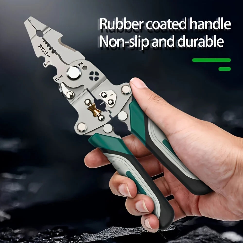 16-in-1 Collapsible Wire Stripper & Electrician Multi-Tool Wire Stripper Multi-Tool Qme