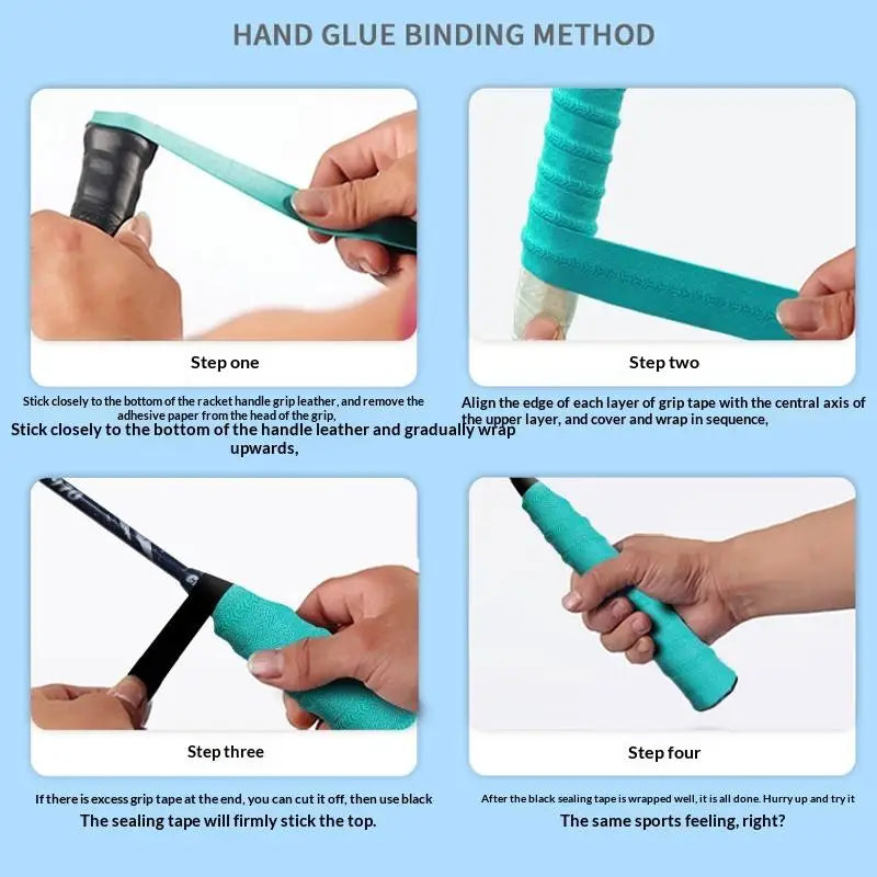 PU Anti-Slip Badminton & Tennis Racket Overgrip Tape Racket Overgrip Tape Qme