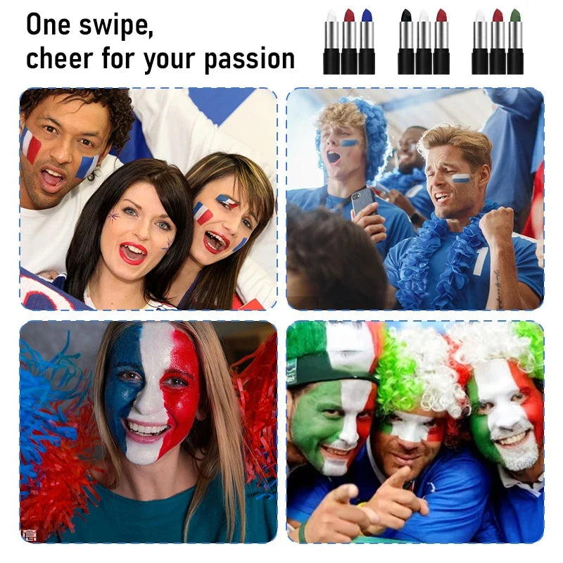 Oil Face Paint Stick – Sports Fans, Cosplay & Carnival Body Paint Face & Body Paint Qme