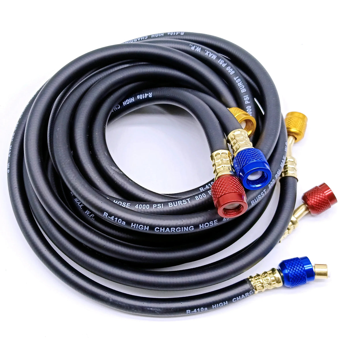 R134a R410A AC Refrigerant Charging Hoses HVAC Tool Set HVAC Charging Hose Qme