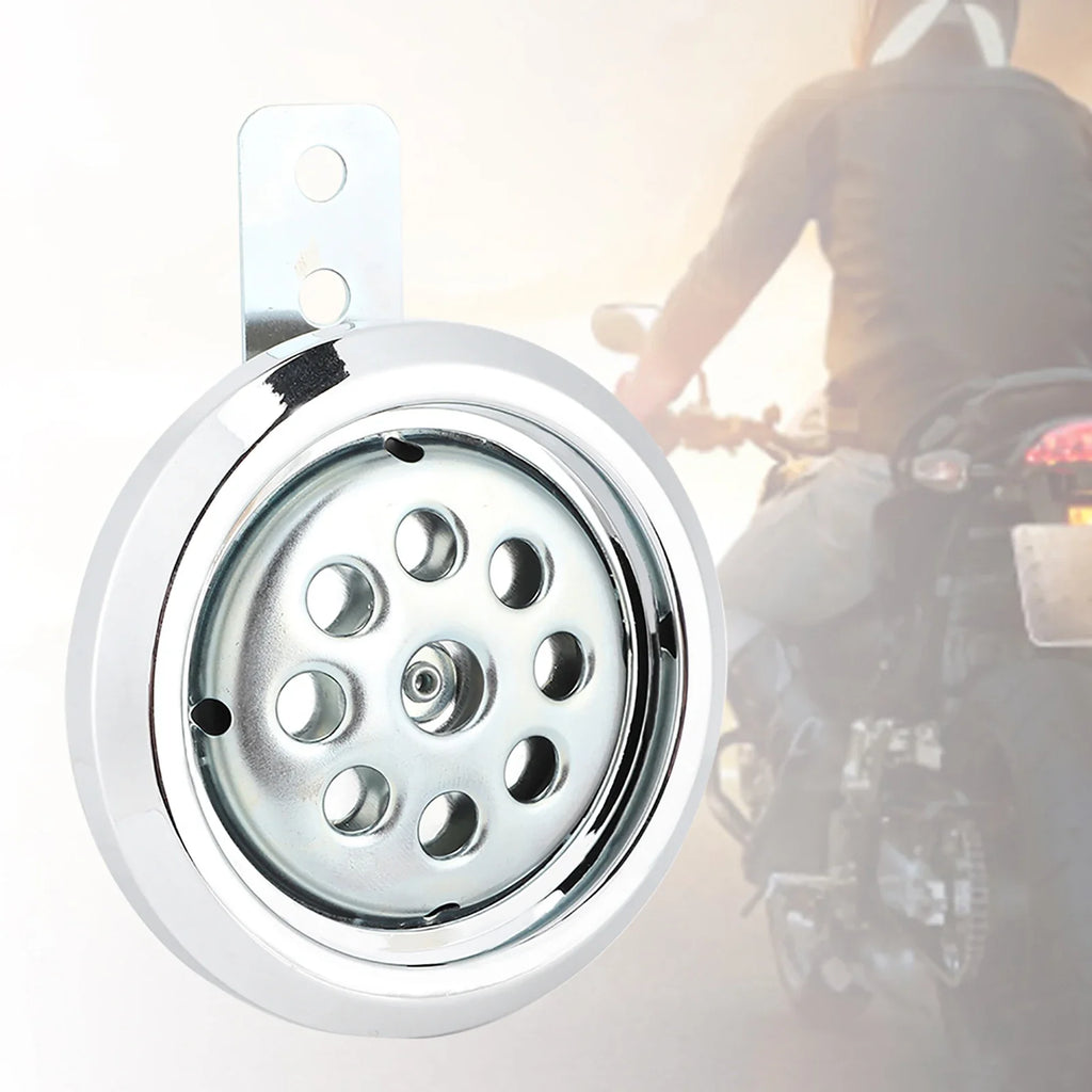 Chrome Motorcycle Horn – 105dB Waterproof Universal 12V Motorcycle Horn Qme