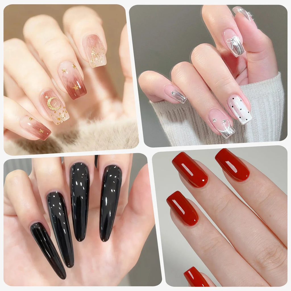 Nailpop Base Coat Gel UV LED Soak-Off | 15ml | 5 Colors Gel Base Coat Qme
