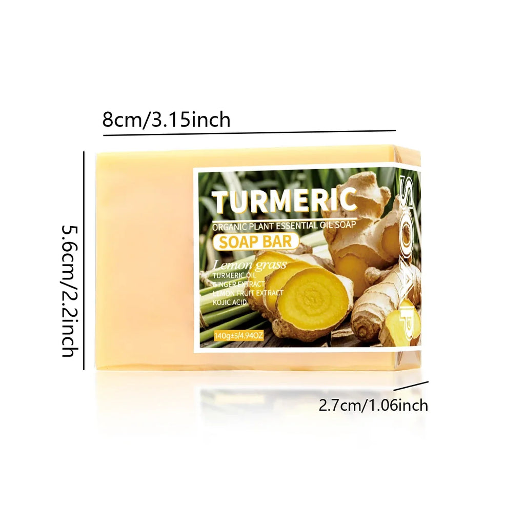 Turmeric & Lemon Essential Oil Handmade Soap – Face & Body Handmade Soap Bar Qme