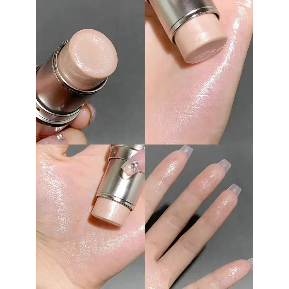 Qme Gloss Stick Highlighter & Blush – Shimmer Waterproof Glow Highlighter Blush Stick Qme