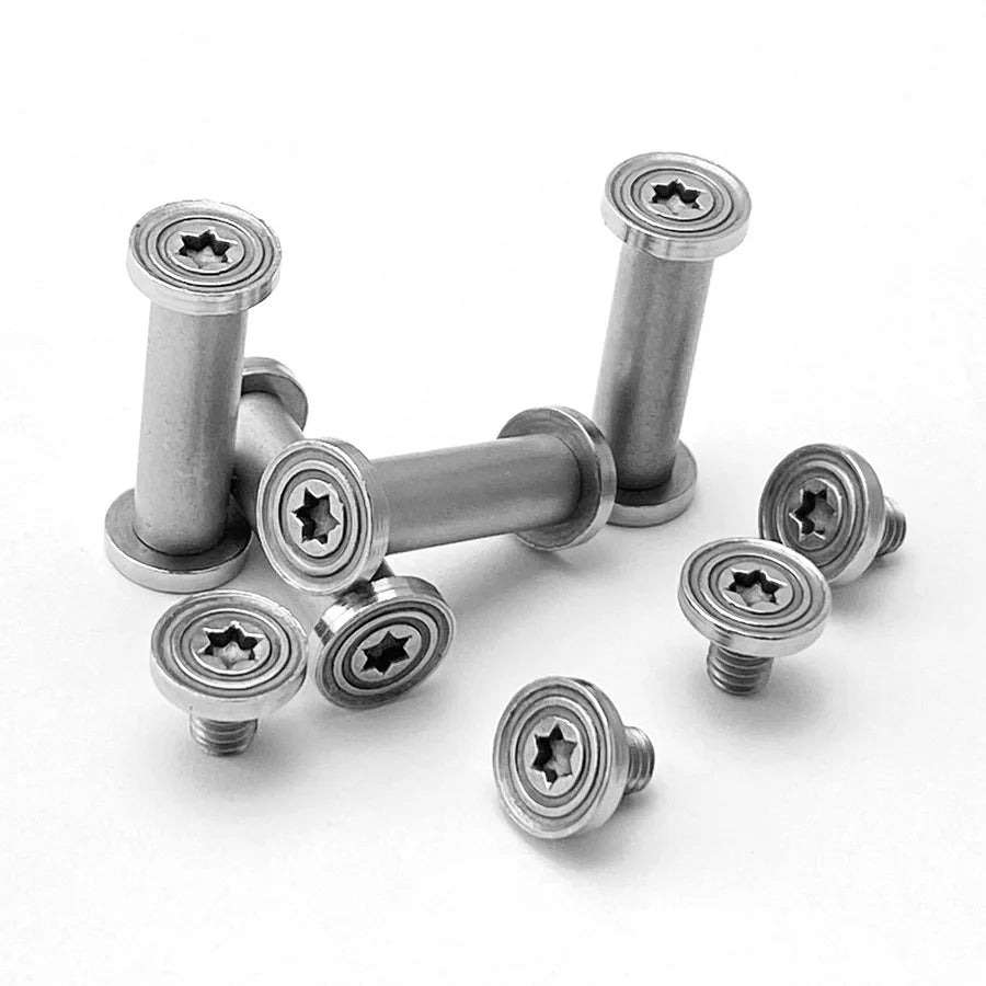 Swayboo T8 M3.5 Knife Handle Screws – 416 Stainless, 4 Sets Knife Handle Screws Qst 6MM-7-10PCS