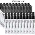 Erasable Whiteboard Marker Pens – 24 Colors, Glass & Blackboard Whiteboard Marker Pens Qme 50Pcs Black A