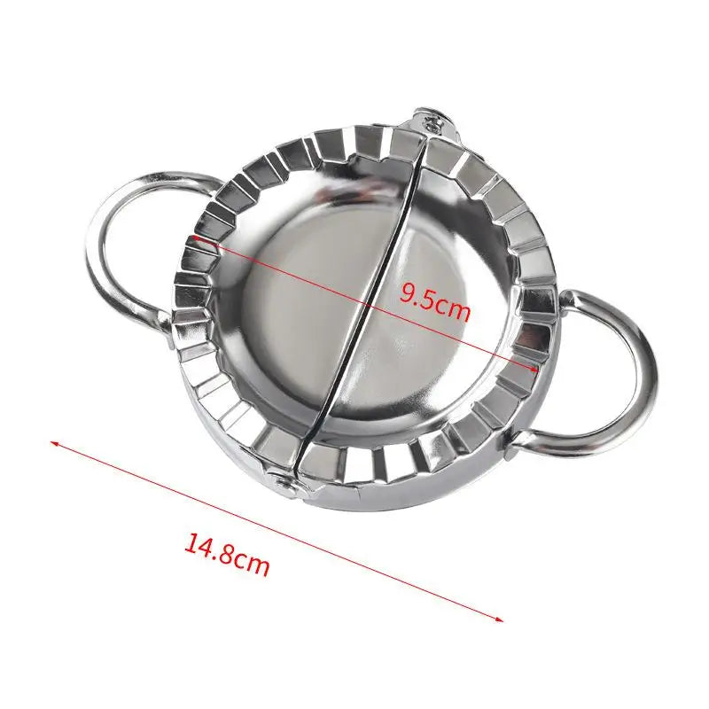 Dumpling Maker Mold Clamp – Easy Press Pastry Tool Dumpling Pastry Mold Qme silver L