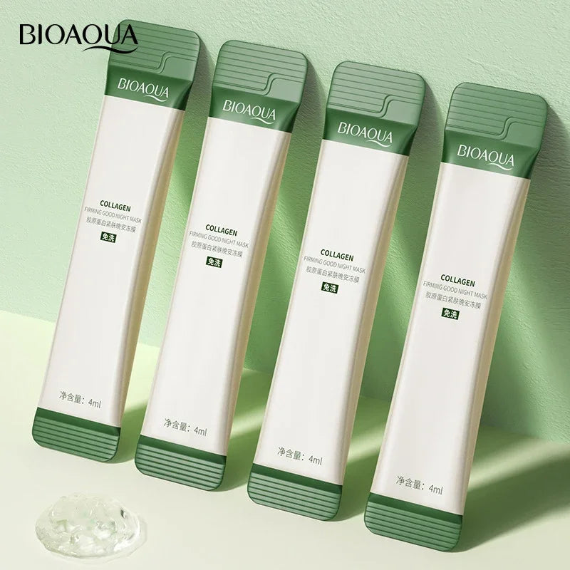 BIOAQUA Collagen Sleeping Facial Mask – Moisturizing & Firming Sleeping Face Mask Qme