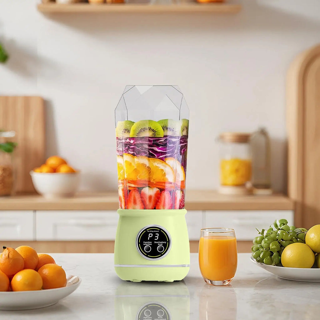 Cordless Portable Blender 550ml – Leakproof Travel Shake Maker Portable Blender Qme