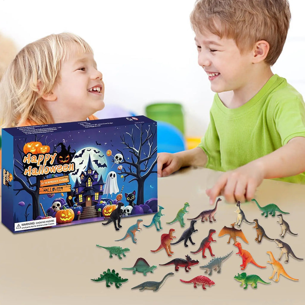 24-Day Halloween Advent Countdown Calendar Figures & Dolls Decor Halloween Advent Calendar Qme
