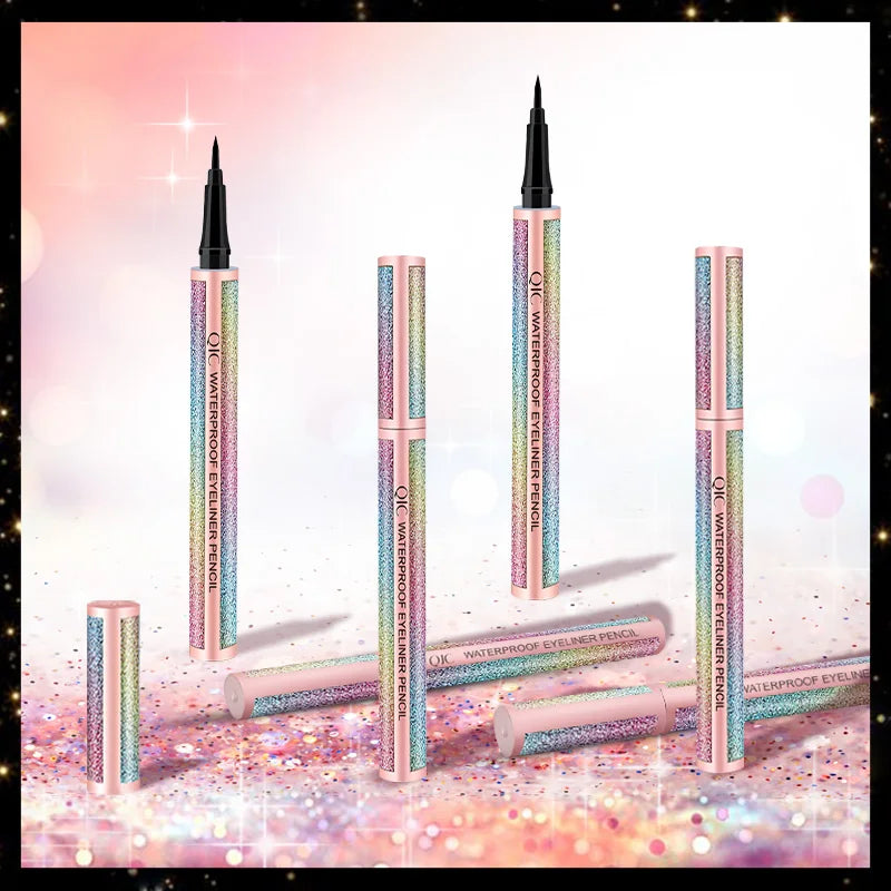 Starry Sky Black Waterproof Liquid Eyeliner Pen | Quick Dry Liquid Eyeliner Pen Qme