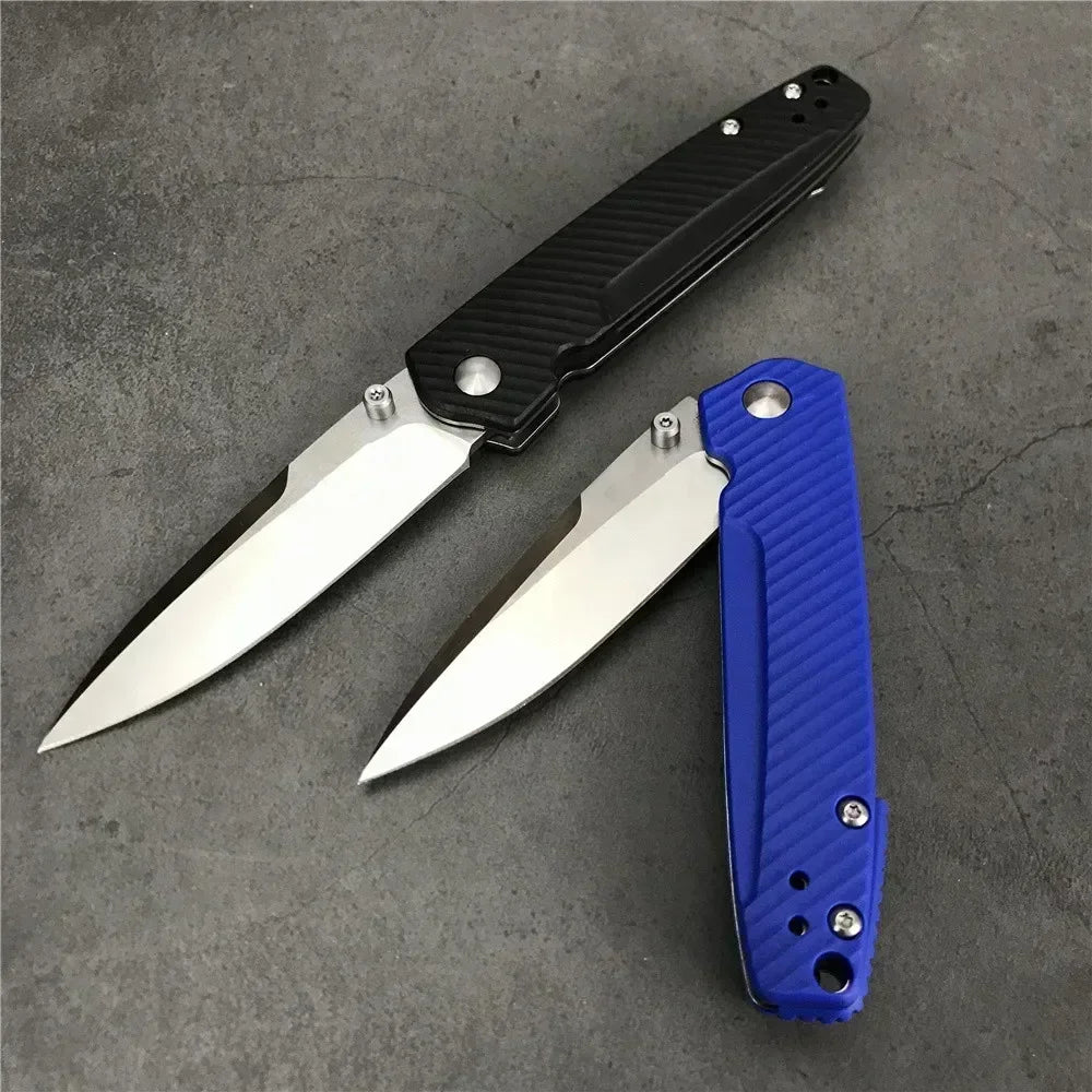 485 Axis Folding Pocket Knife – EDC Camping Stainless Steel Folding Pocket Knife Qst black