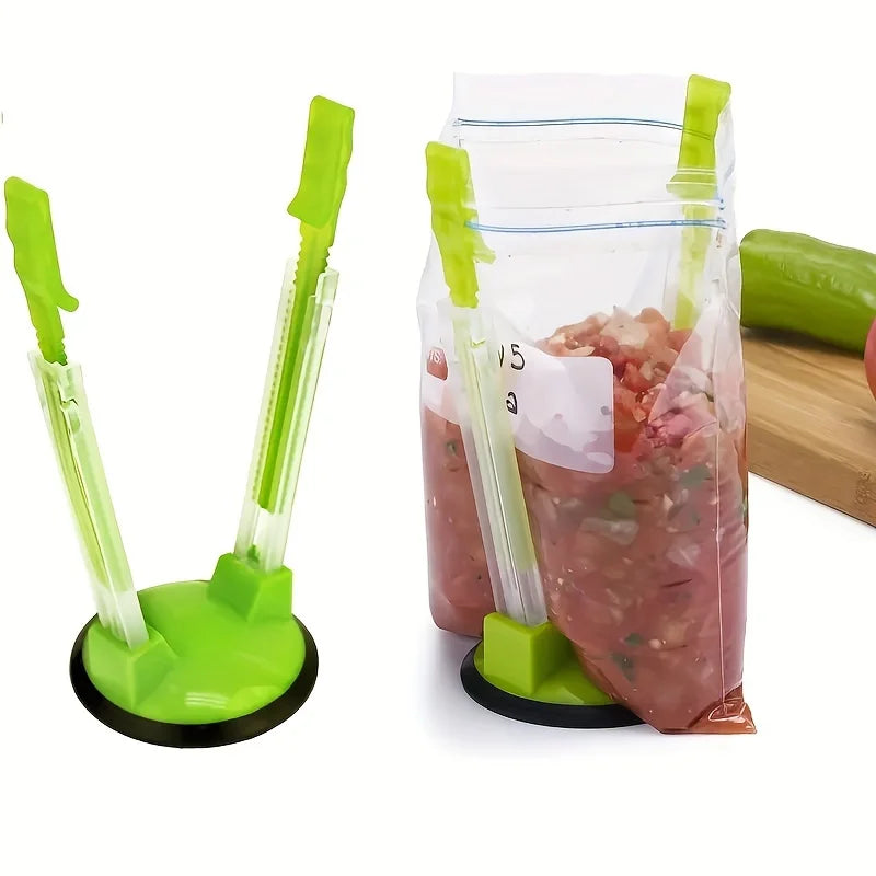 Plastic Bag Holder Clip – Sandwich & Food Storage Gadget Food Storage Clip Qme