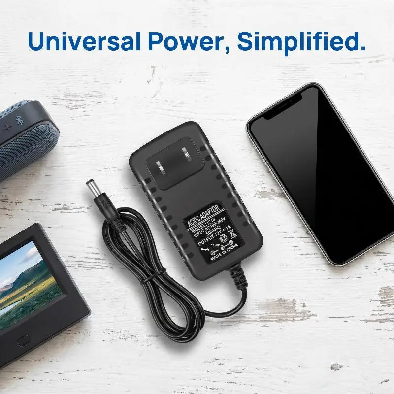 Universal DC Power Adapter Converter Plug – CCTV DVR NVR LED DC Power Adapter Qme