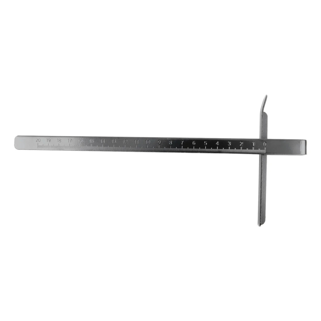 Circular Saw Rip Fence Scale Ruler Guide 260mm Metal Tool Circular Saw Accessory Qme