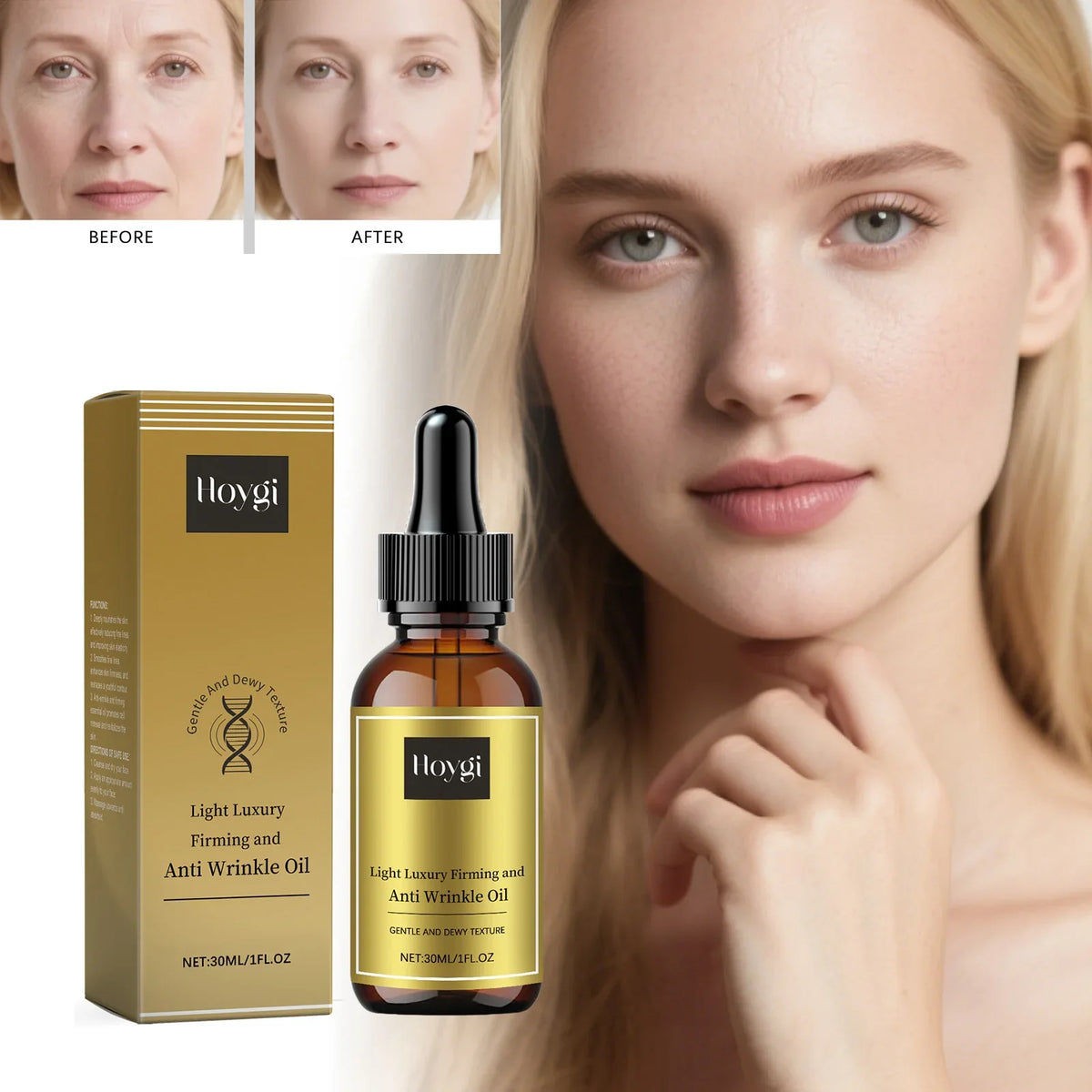 Firming Facial Care Oil – Lifting, Brightening & Smoothing Serum Facial Care Oil Qme