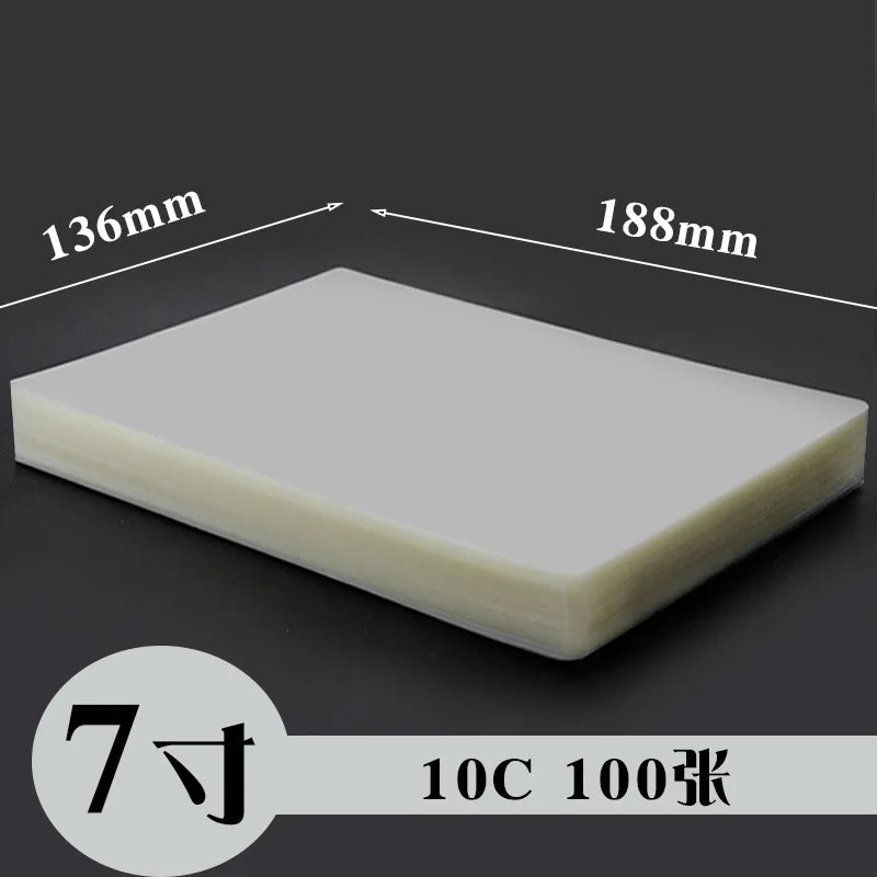 Thermal Laminating Sheets A3 A4 Clear Waterproof Film | Qme Laminating Sheets Qme 10C 136 188mm