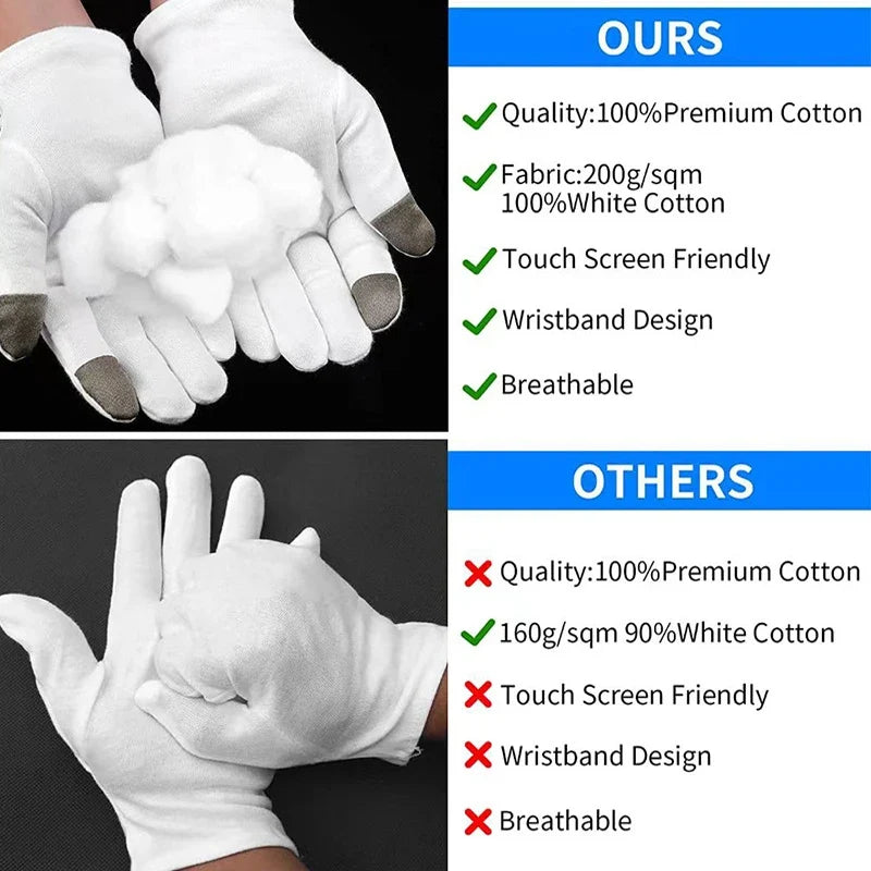Moisturizing Gloves & Socks Set – Hand & Foot Hydration Care Moisturizing Hand Foot Set Qme