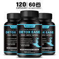 Tecepec Colon Cleanser Capsules – Vegan Fiber & Probiotics Digestive Supplement Qst 120 count-3 bottle