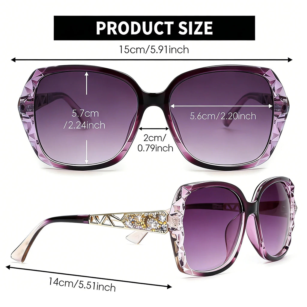 VOPHA Square Sunglasses Women – UV400 Polarized Mirror Shades Fashion Sunglasses Qst